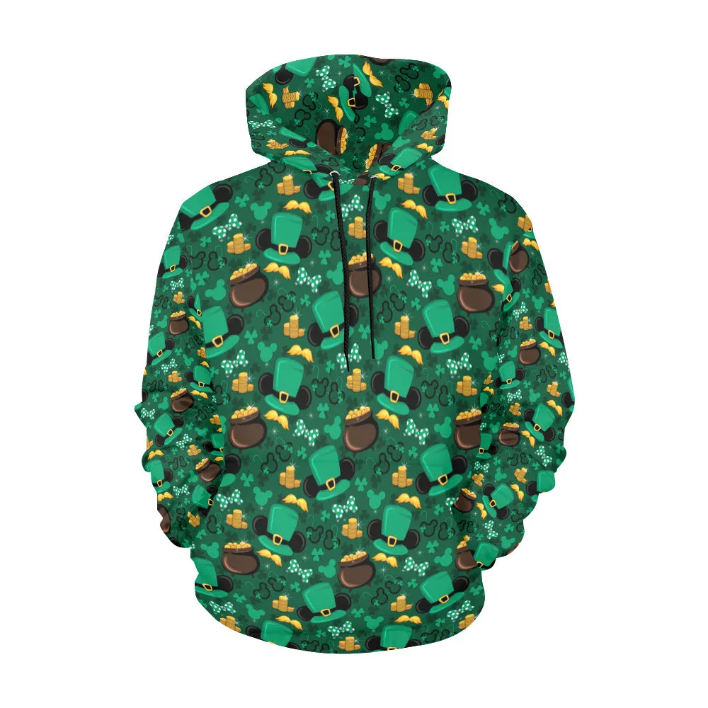 St. Patricks Day Green Hoodie for Women