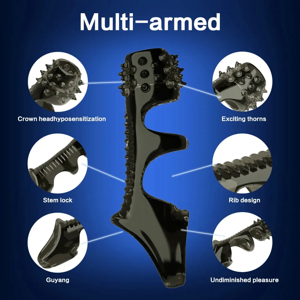 Sword Soft Spiked Sleeve  | Scrotum Sling | Delay Climax | Extra Girth