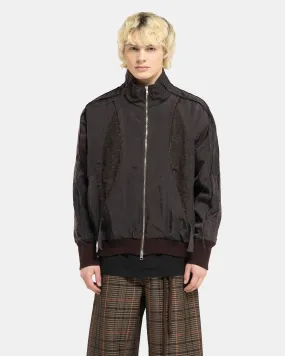 Teardrop Track Jacket in Brown