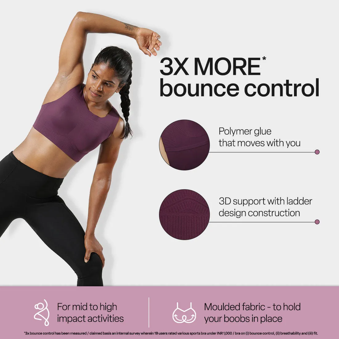 The Power Up Sports Bra