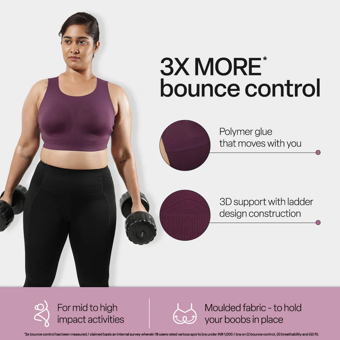 The Power Up Sports Bra