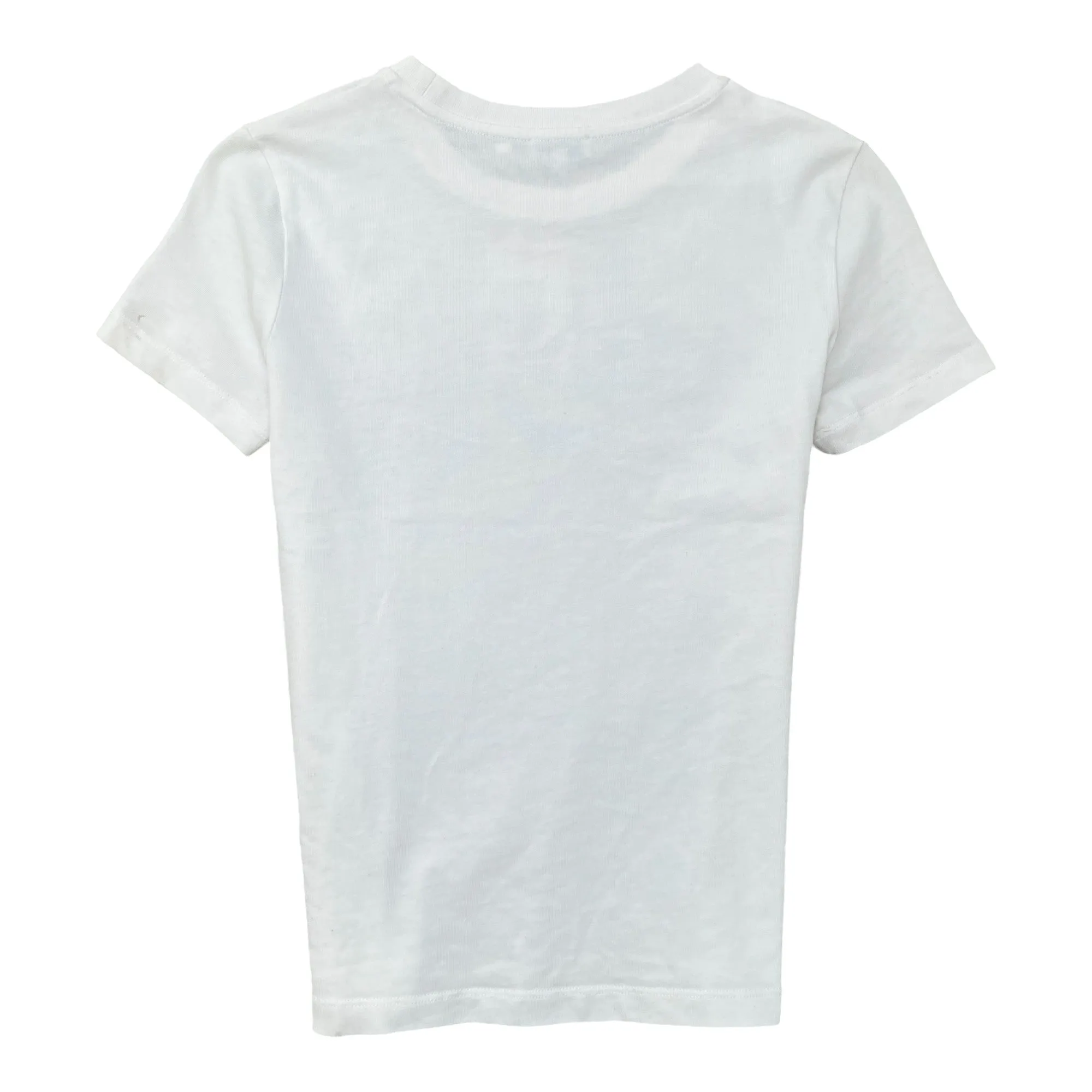 Women's Beaded Logo T-Shirt White Size S