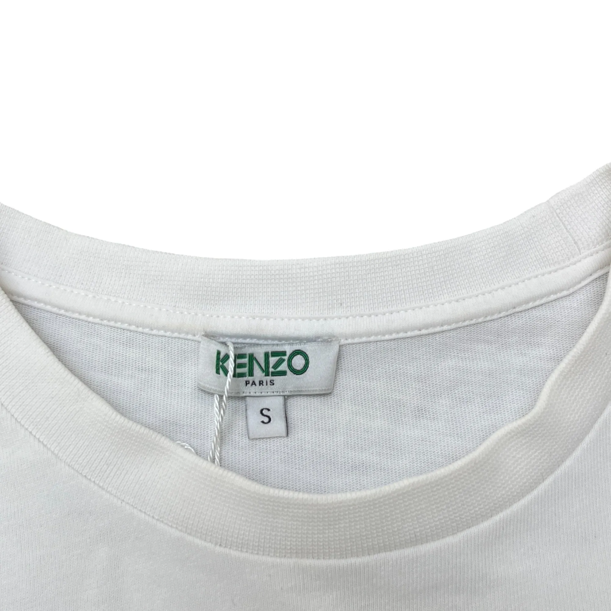 Women's Beaded Logo T-Shirt White Size S