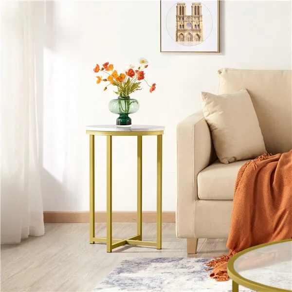 Yaheetech Round Side Table