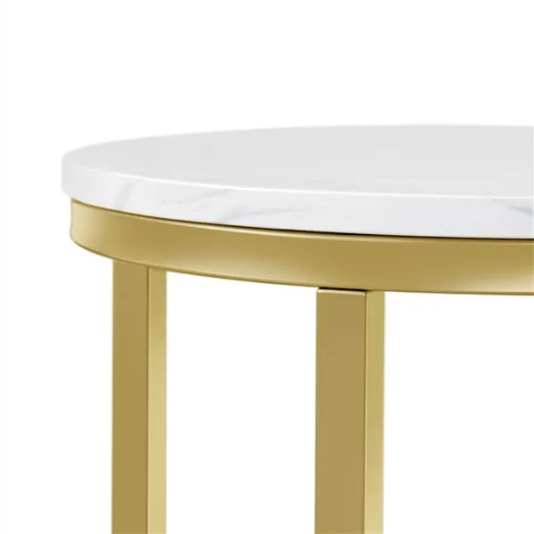 Yaheetech Round Side Table